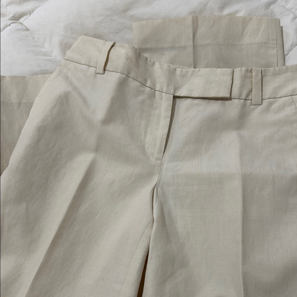 Ann Taylor Linen Pants + Extra. Size2 Curvy